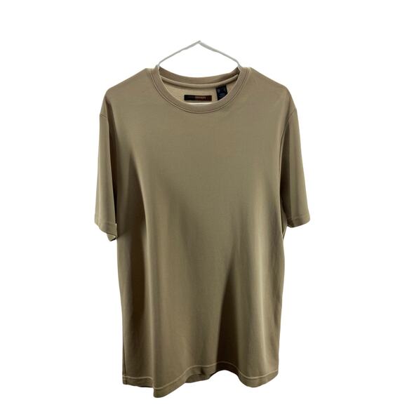 Metro Concepts Brown Short Sleeve T-Shirt Blouse Women's Size Small - Picture 1 of 9